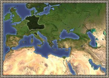Map of the Holy Roman Empire